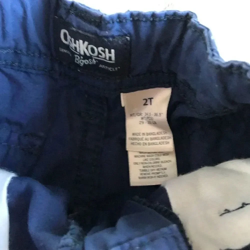 NWOT Osh Kosh Cargo Shorts(lot of 2pairs)